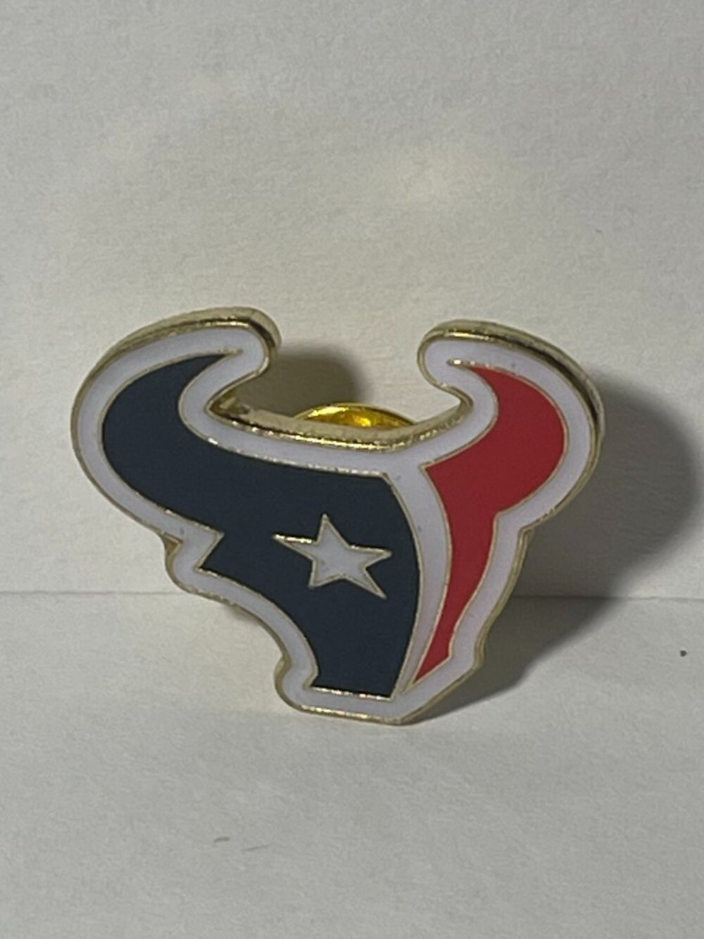 Houston Texans Logo Enamel Pin for Lapel Tie Hat Jacket Bookbag Gift NEW
